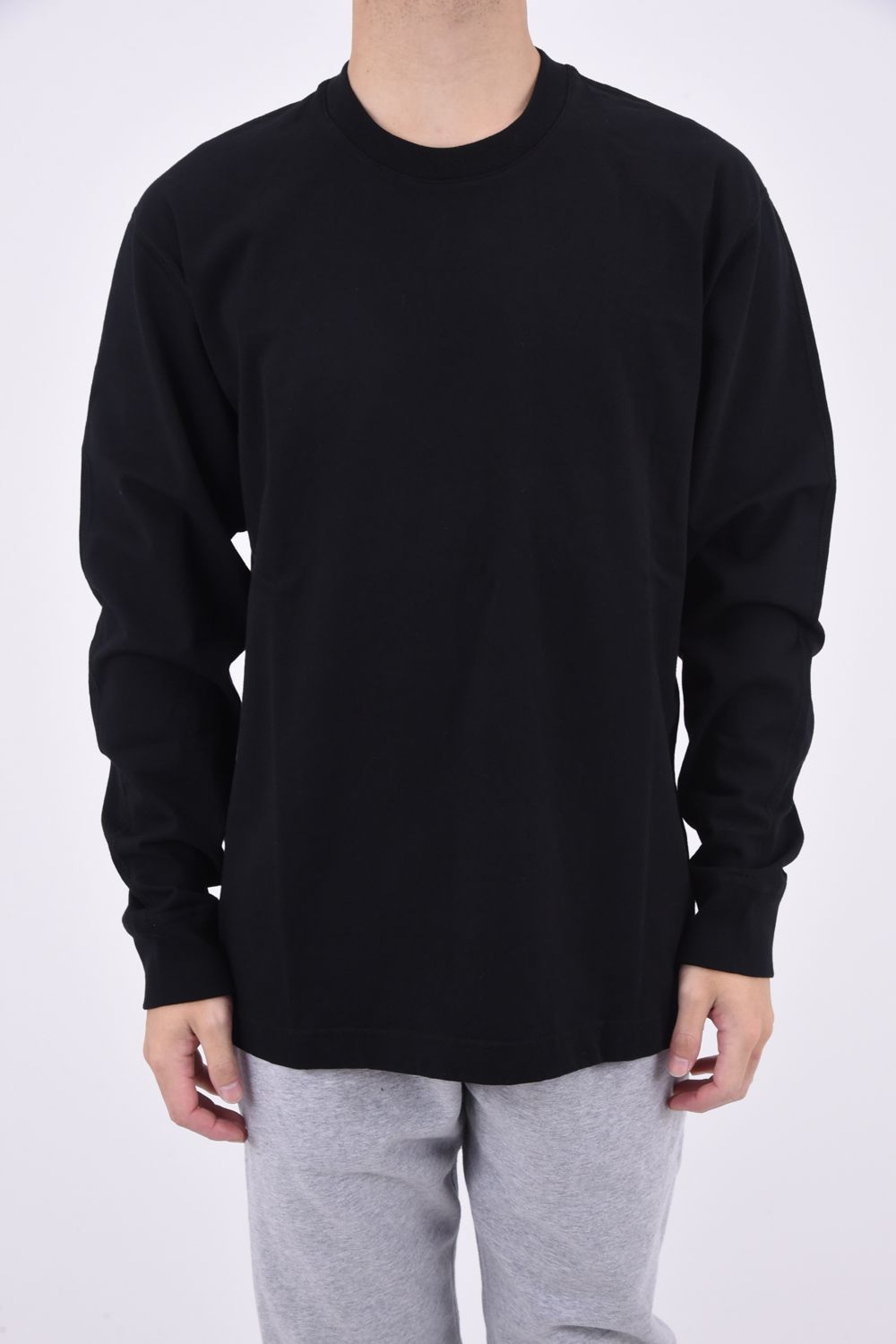 【国内正規品】 MIDWEIGHT JERSEY LONG SLEEVE / ミッドウェイト ジャージ 長袖Tシャツ ブラック