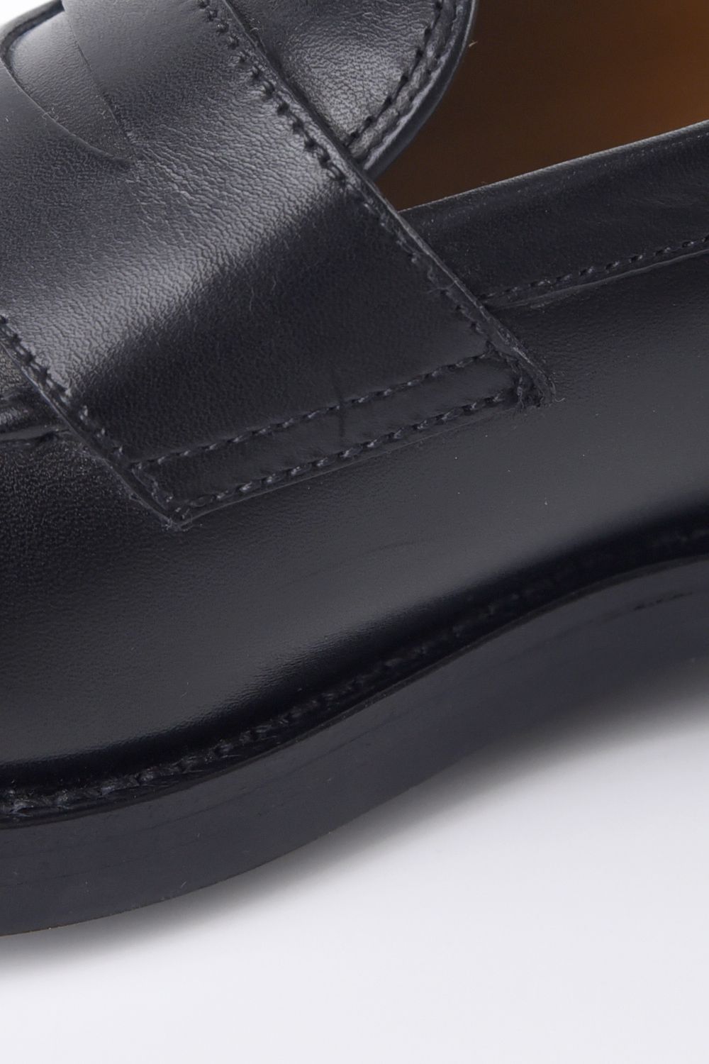 【訳ありアウトレット品】 SHOREDITCH / ペニーローファー フレンチカーフ ブラック