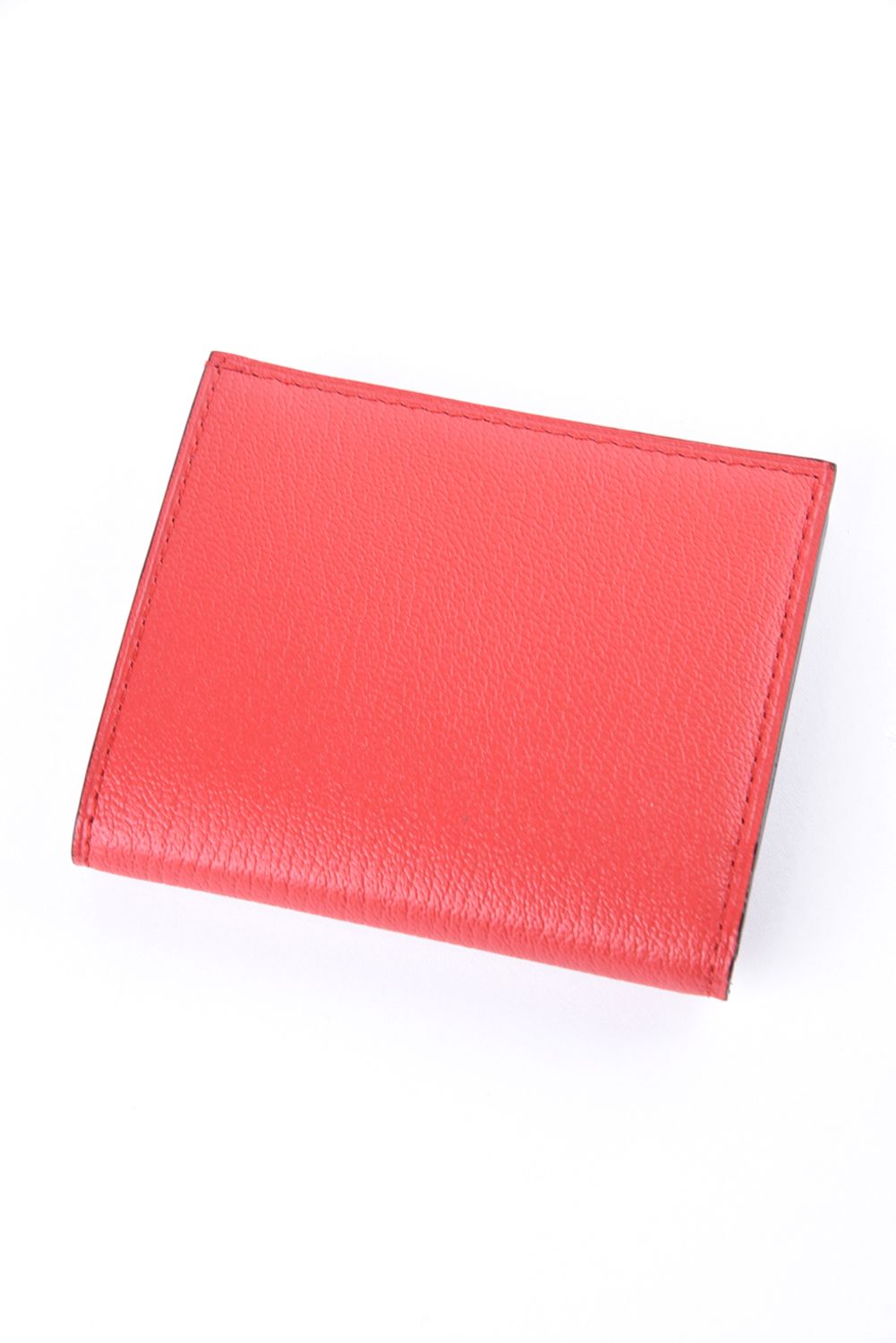【残り1点】 MINI WALLET / LA401GT ゴートレザー スナップタイプ 二つ折りミニウォレット レッド / トルトラ