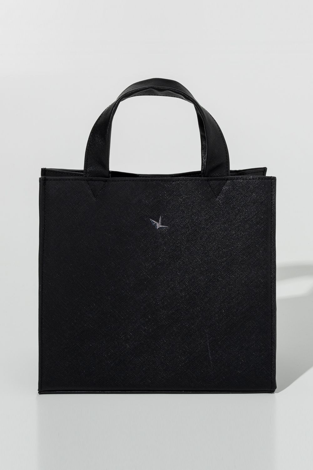 SAFFIANO LUNCH BAG / サフィアーノエコレザー ランチバッグ (ブラック) (12月中旬入荷予定)