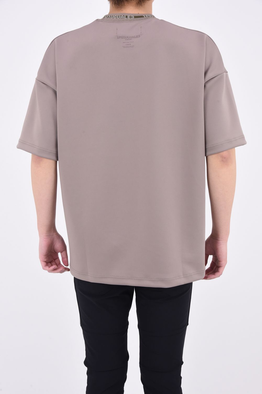 113SPORT PREMIUM BIG CREW S/S / ビック クルーネック Tシャツ グレーベージュ