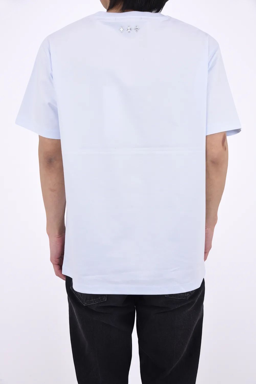 SELO (セロ) / ブランドロゴ クルーネック 半袖 Tシャツ (サックス)