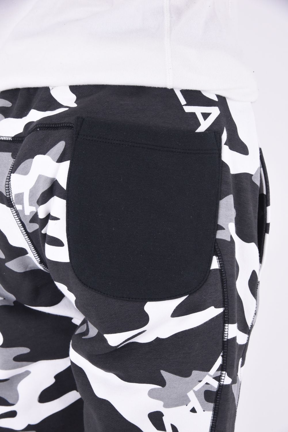 SUPER HEAVY 500 CAMO PANTS / スーパーヘビー スウェット カモ柄パンツ ブラックカモ