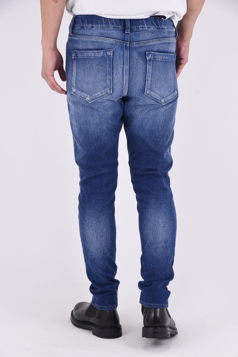 MICK DENIM JERSEY  / 定番 デニム ジャージーンズ ダークインディゴ