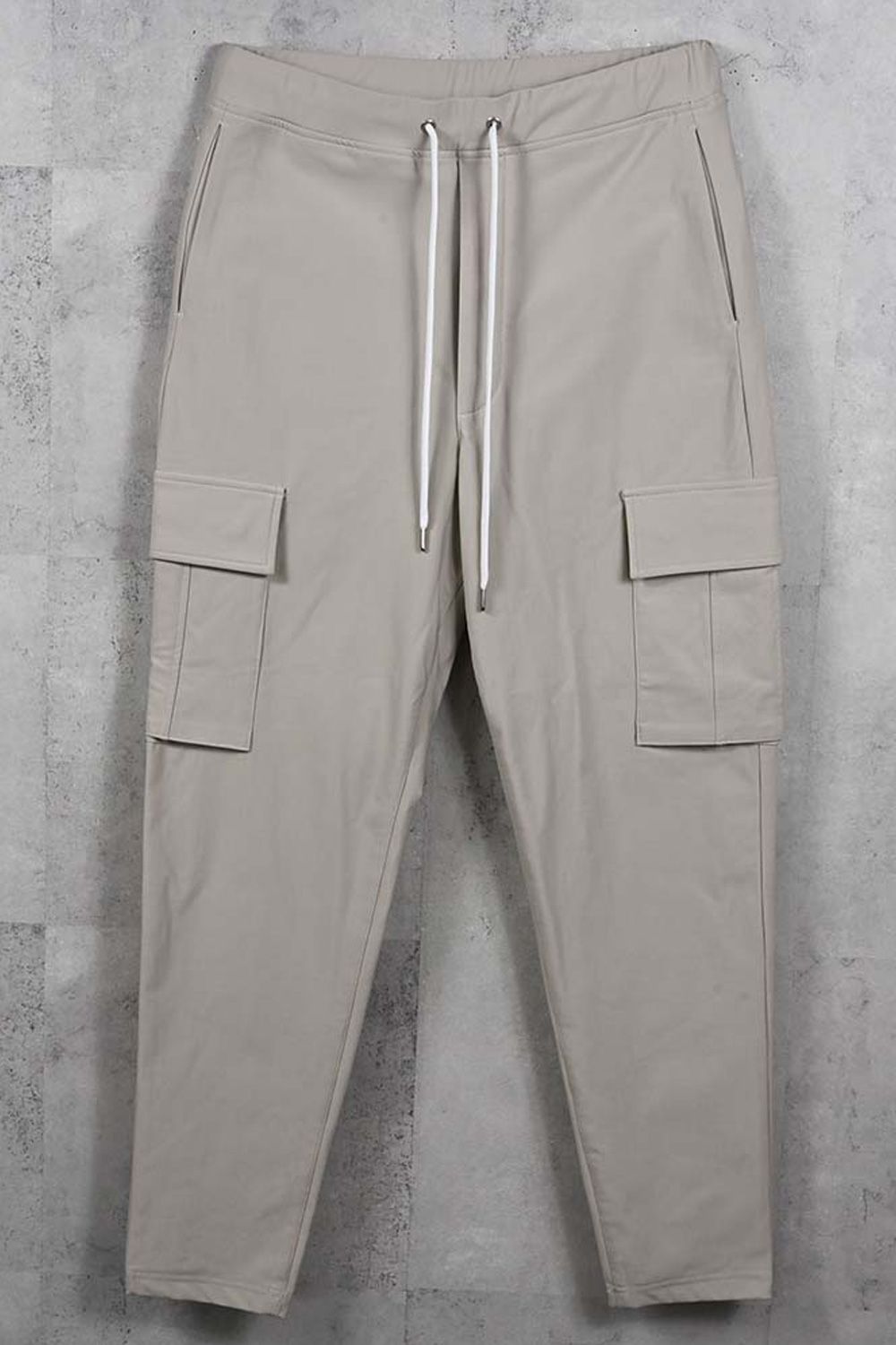 ROLAND HEAT CARGO / 裏起毛 テーパードシルエット カーゴパンツ (グレージュ) (11月上旬入荷予定) ※オーダー締切：9月1日(月)18:00