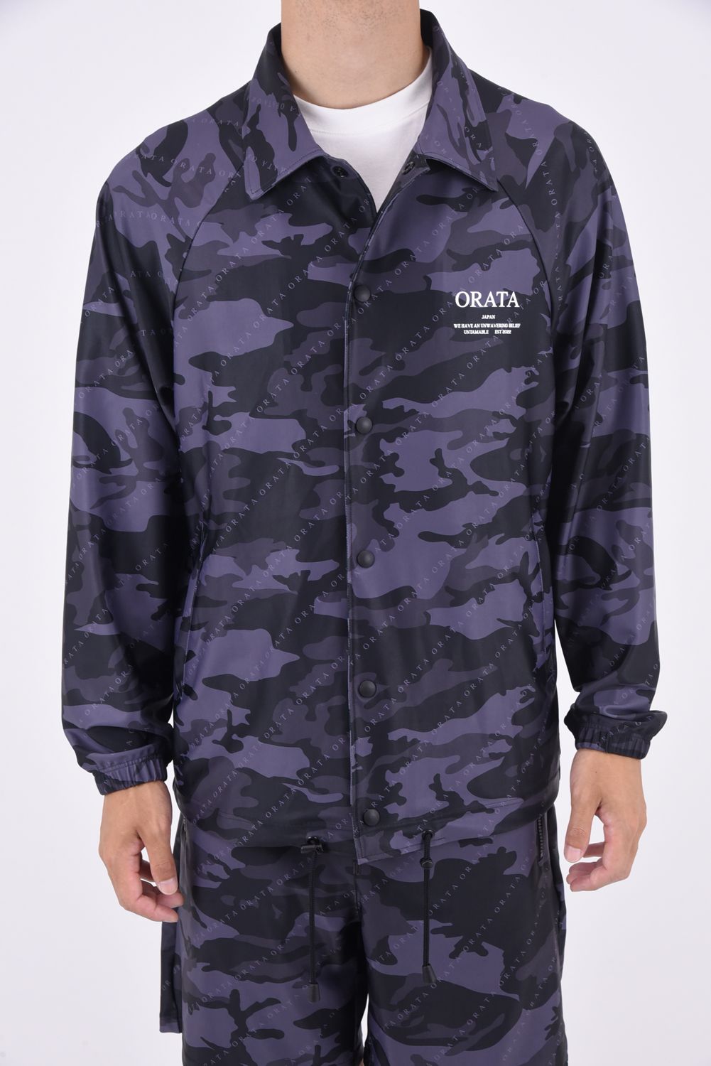 RUSH COACH JACKT / ラッシュガード コーチジャケット ブラックカモ