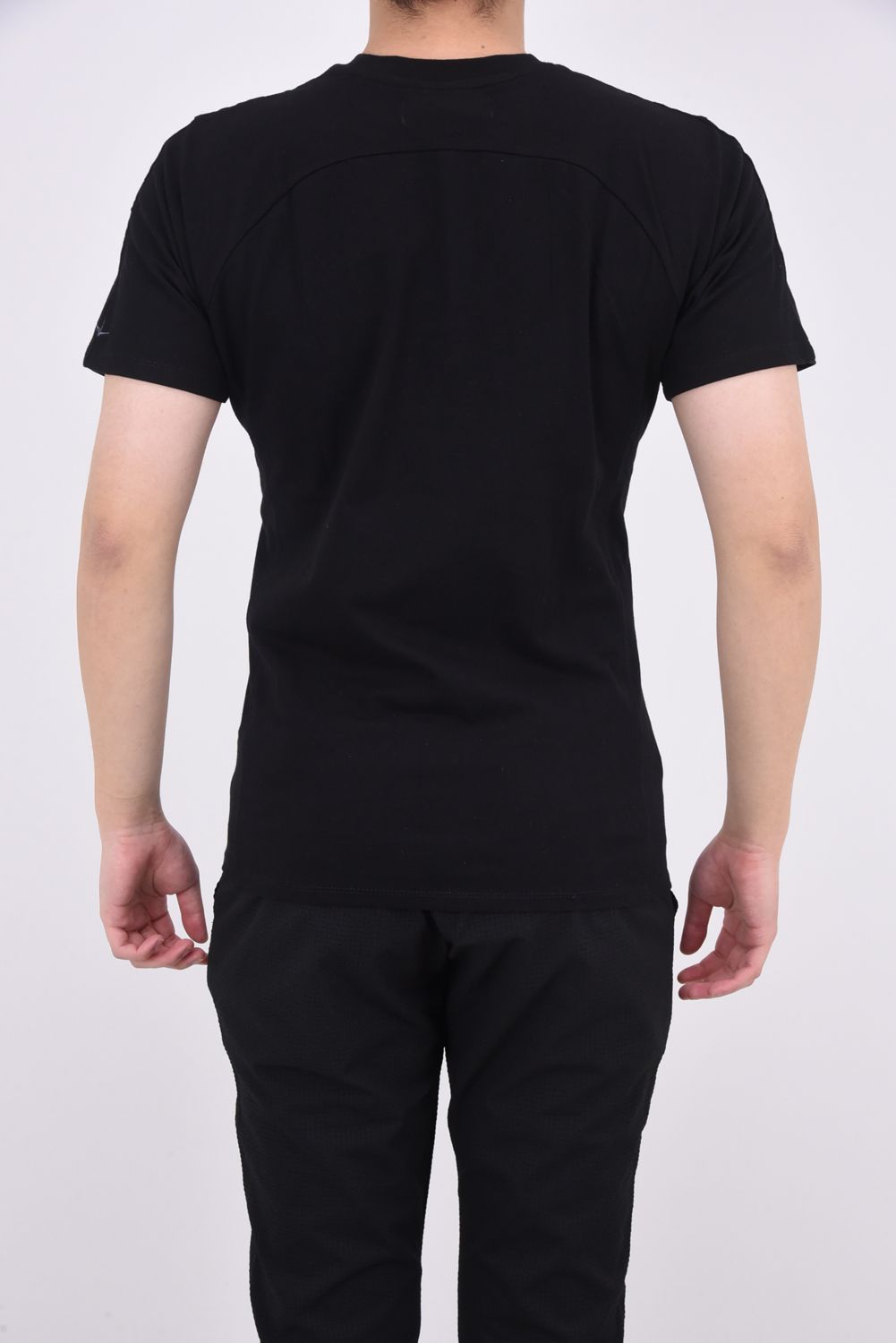 TOOTHBRUSH EMBROIDERY T-SHIRTS / 3D レインボーロゴ Tシャツ ブラック