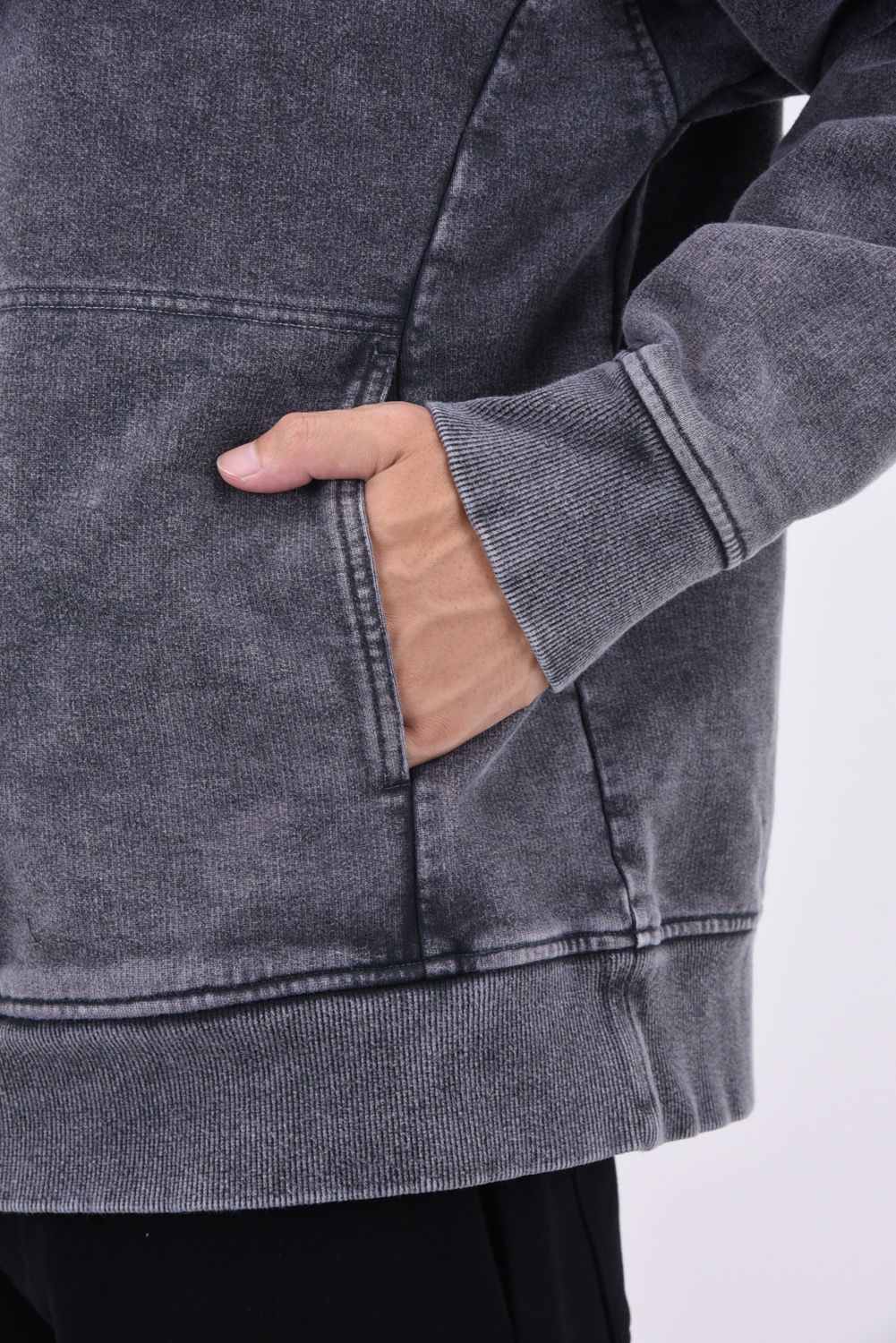 VINTEAGE LOOSE HOODIE / ルーズフィット パーカー ヴィンテージブラック