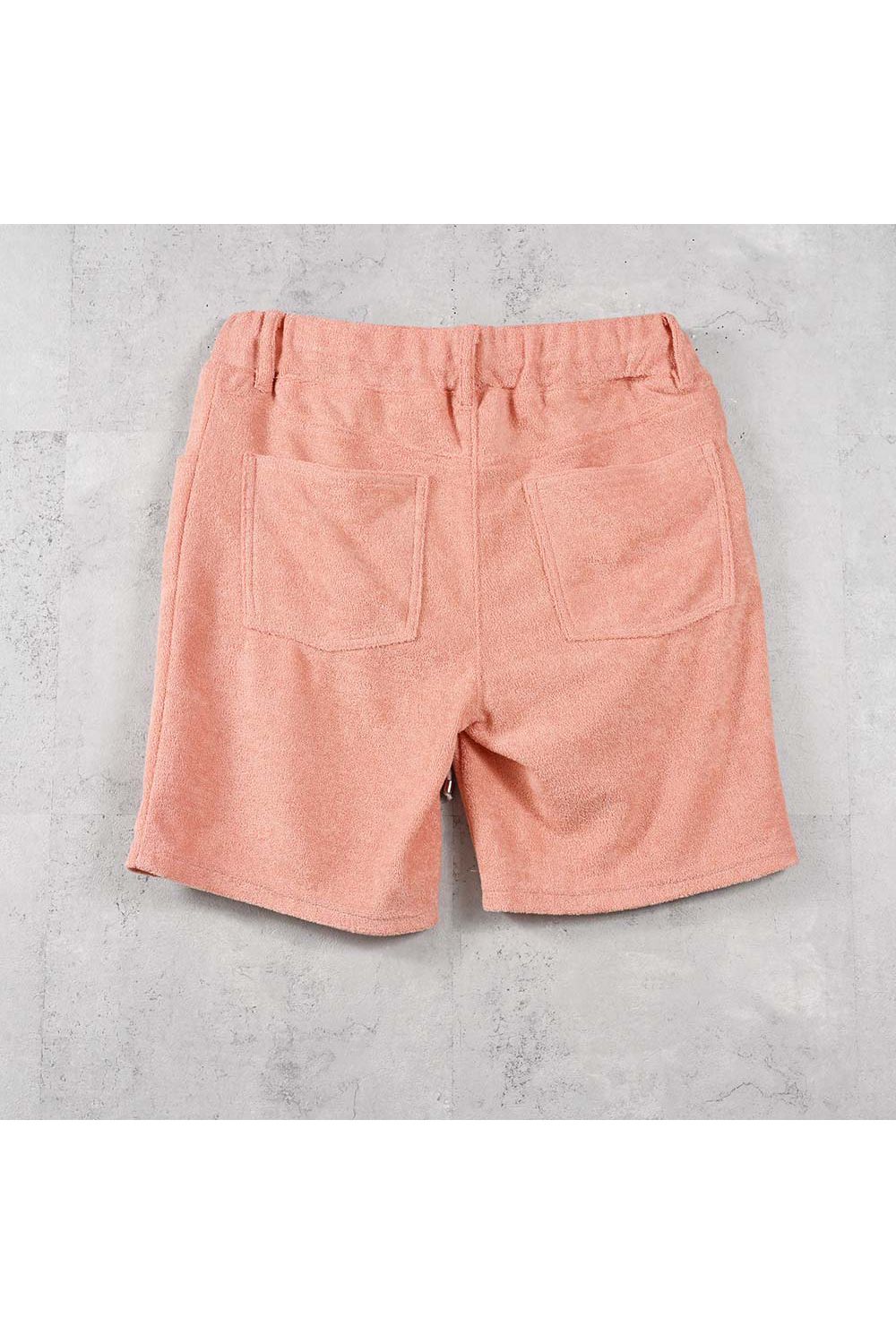 VINTAGE PILE SHORTS / パイル生地 ヴィンテージ風 ショートパンツ (ピンク) (5月中旬入荷予定) ※オーダー締切:2月15日(日)18時