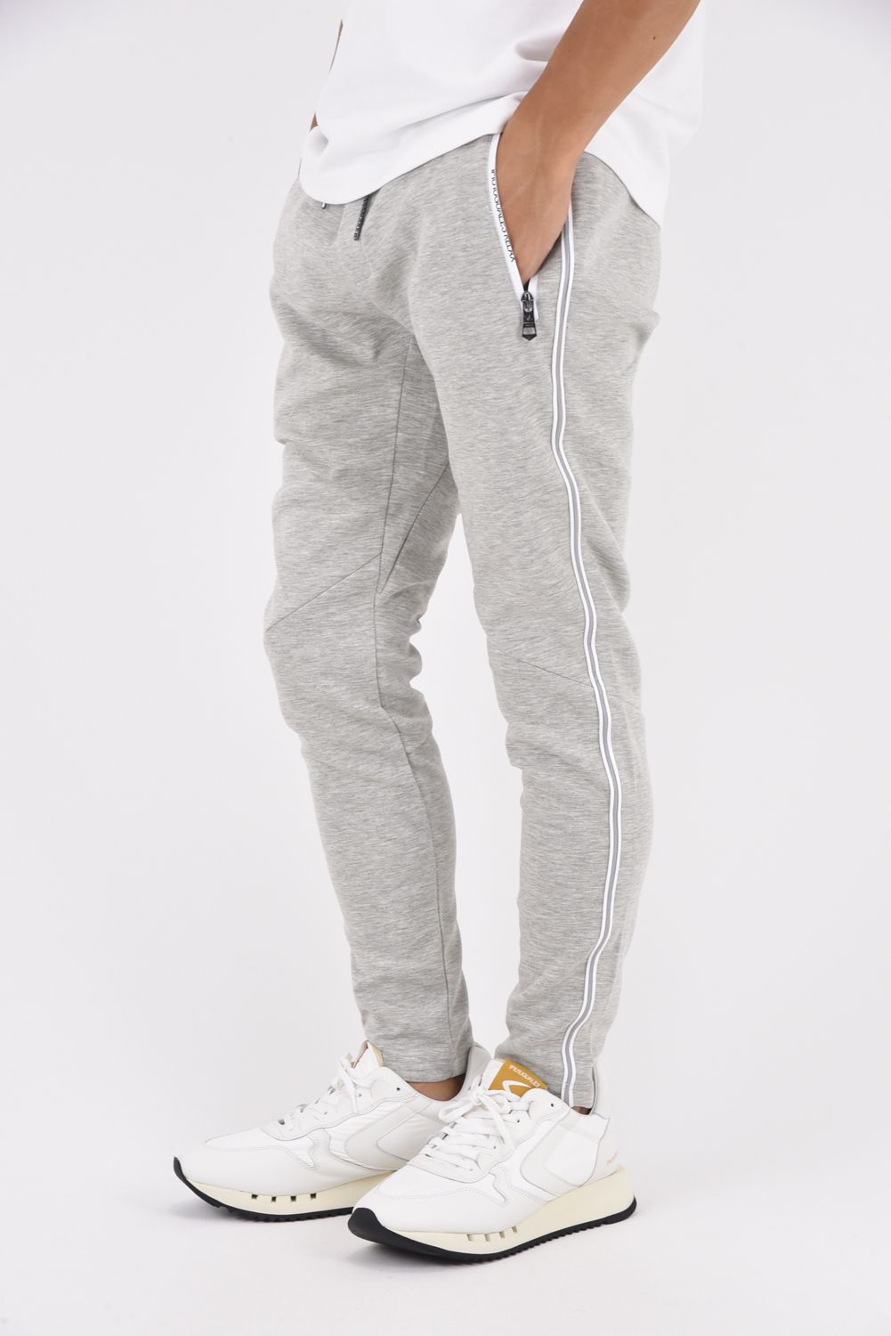 PIPING LINE PANTS / パイピングライン パンツ グレー
