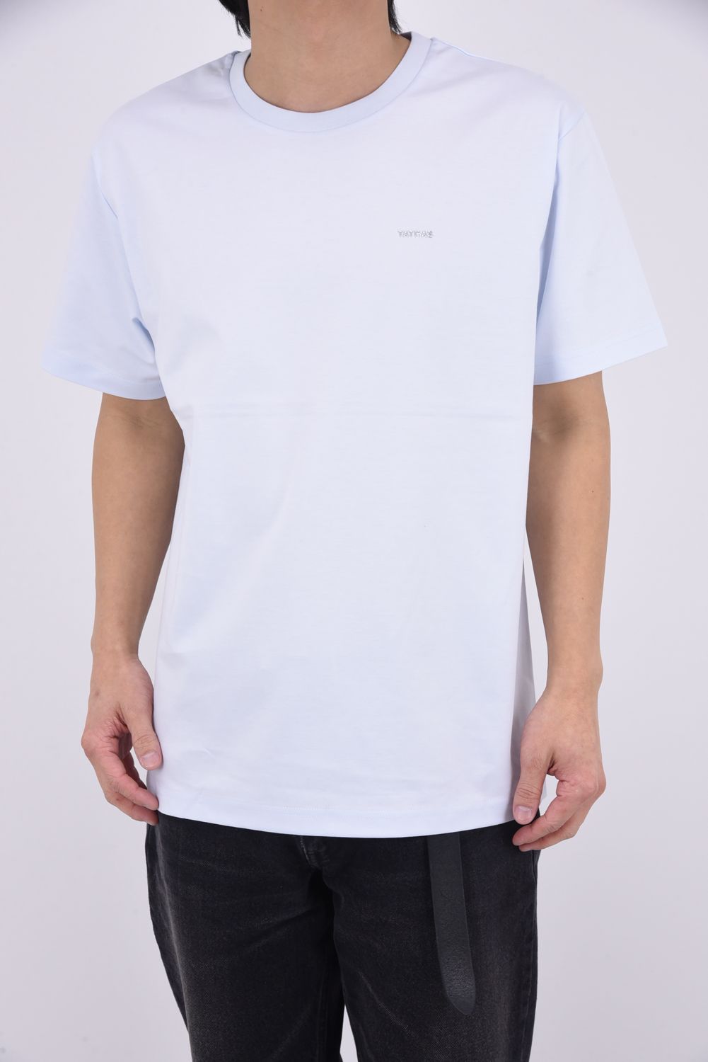 SELO (セロ) / ブランドロゴ クルーネック 半袖 Tシャツ (サックス)