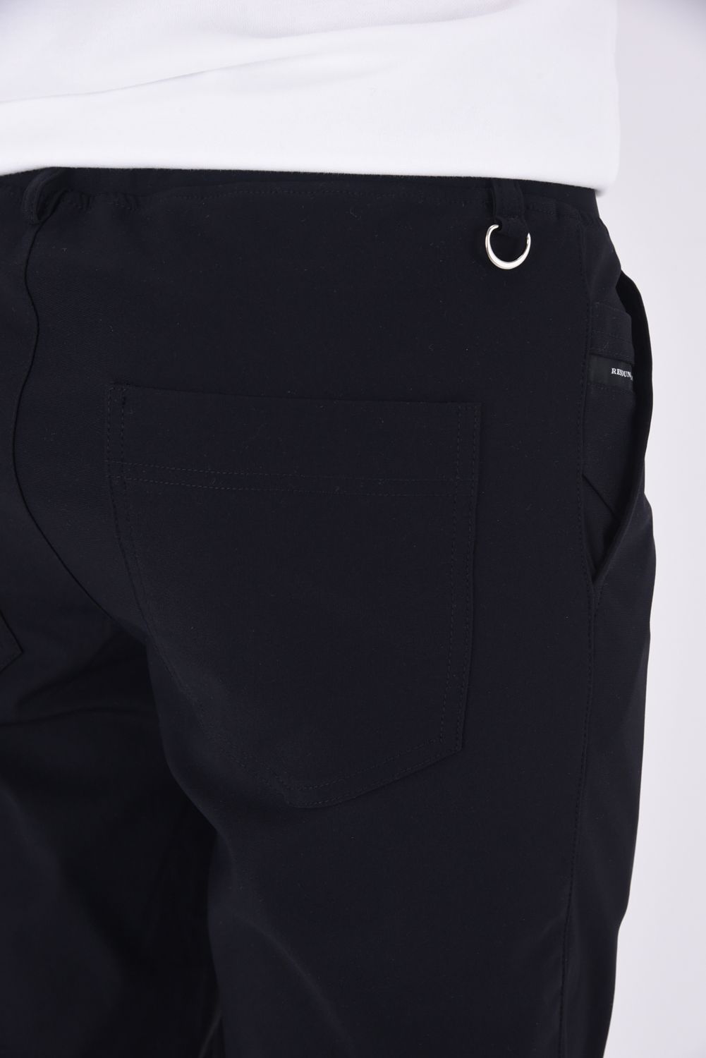 CHRIS EASY PANTS / 【定番】高機能ナイロン マイクロファイバー スラックス イージーパンツ ナイロンブラック