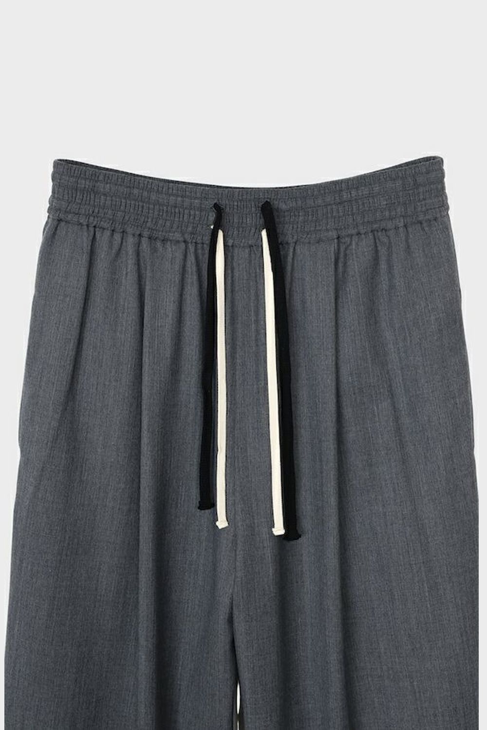 SUPER 140S DOUBLE STRINGS PANTS / スーパー140S ダブルストリングスパンツ (チャコールグレー）