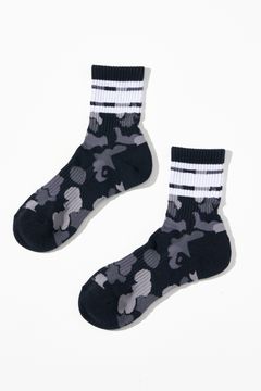 ORIGINAL CAMO SOCCER LONG SOX / オリジナル カモ ロングソックス (ブラックカモ) (6月上旬入荷予定)
