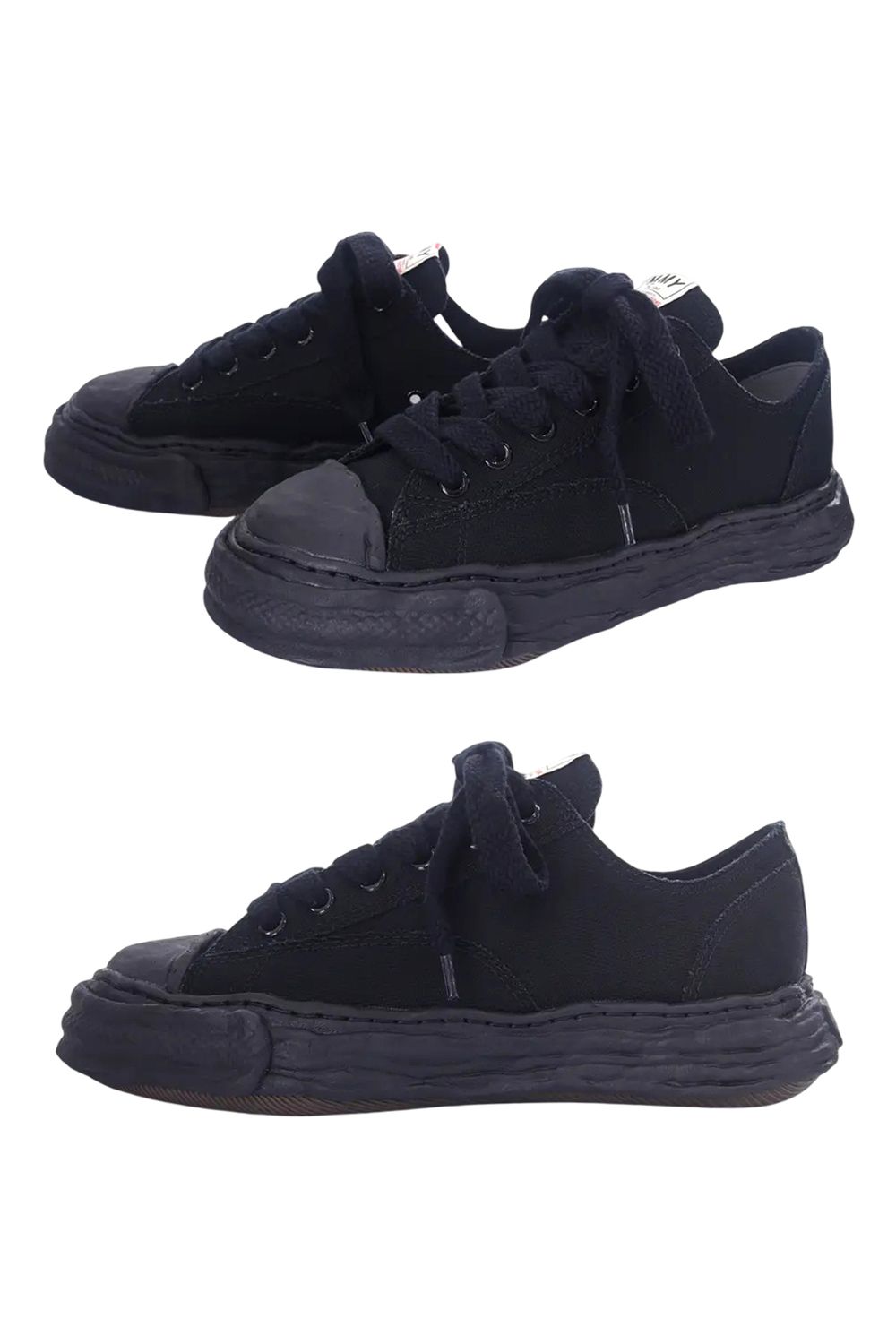 【PETERSON23】 OG sole Canvas Low-top Sneaker / キャンバス ローカットスニーカー (ブラック/ブラック)