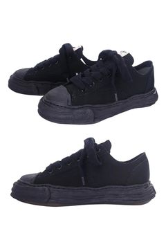 【PETERSON23】 OG sole Canvas Low-top Sneaker / キャンバス ローカットスニーカー (ブラック/ブラック)