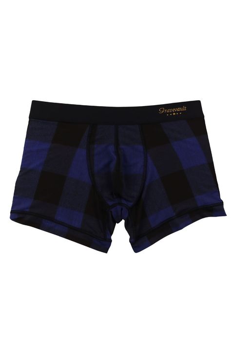 【待望のサイズ.XL入荷】 Buffalo check Short Boxer  - ブルー