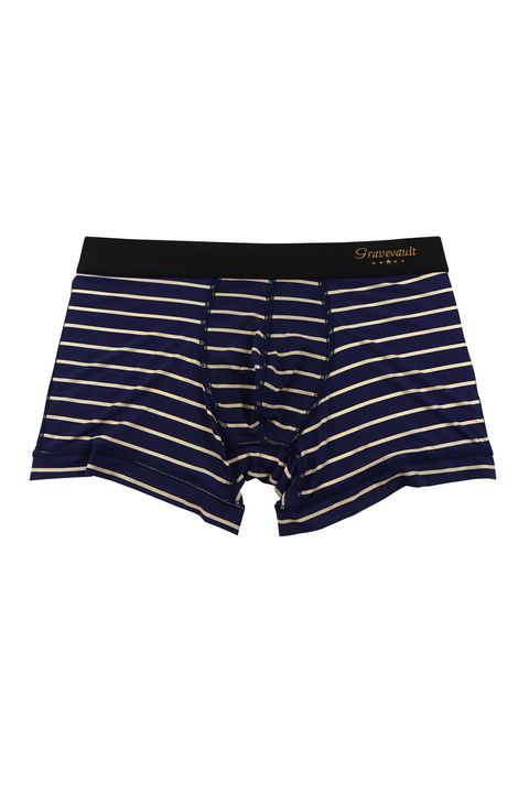 BORDER Short Boxer - ネイビー / トープ