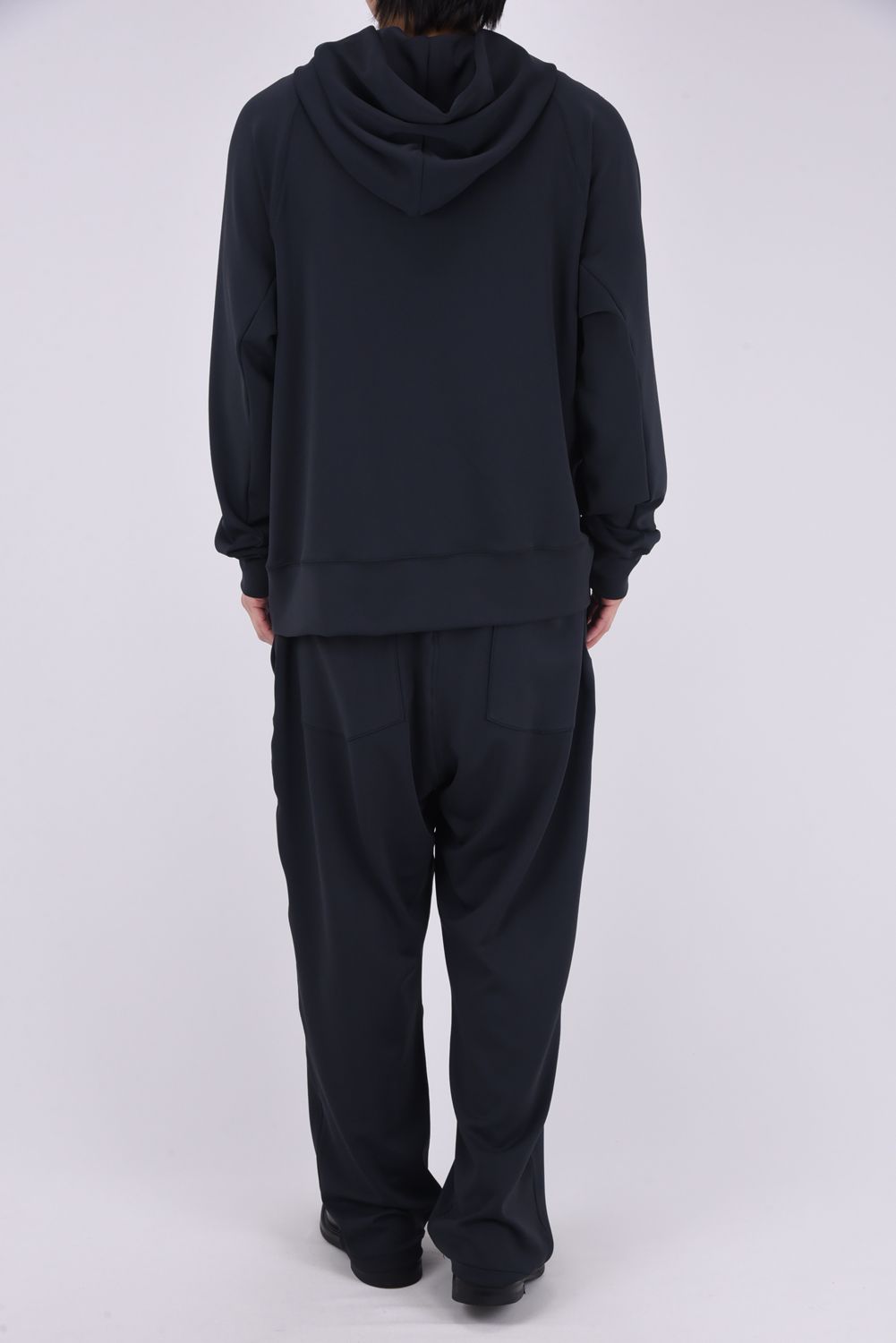 WILL PULLOVER HOODIE / メッセージプリント プルオーバーパーカー (ブラック)