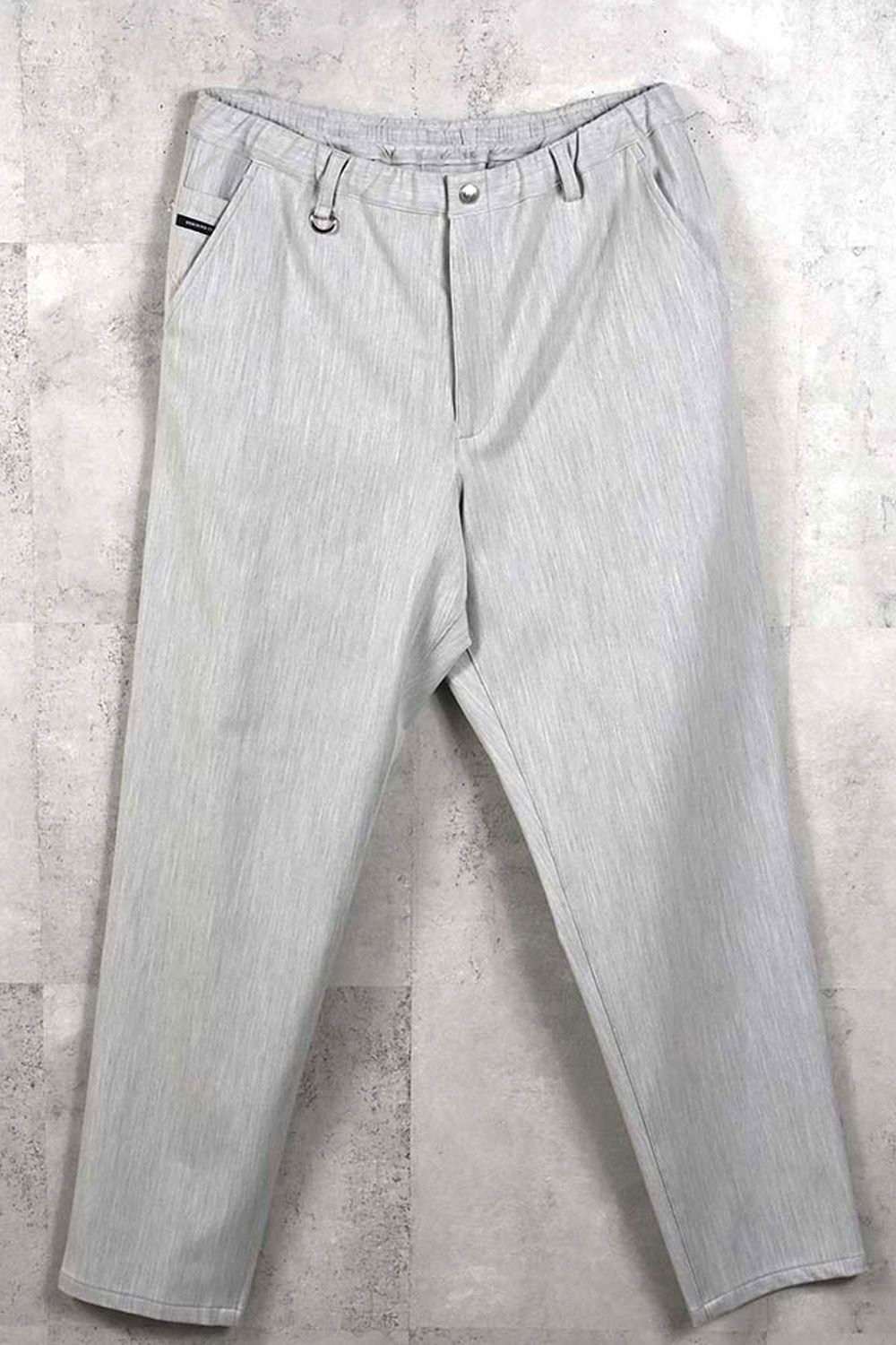 PAT WIDE EASY PANTS / ワイドテーパード イージースラックス (グレー) (1月上旬入荷予定) ※オーダー締切：9月1日(月)18:00