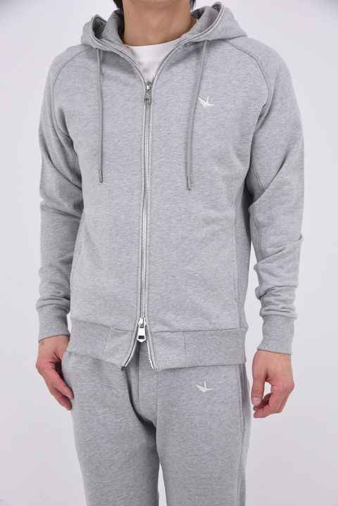 【26SS】 LUXURIOUS ZIP HOODIE / ジップパーカー (グレー)