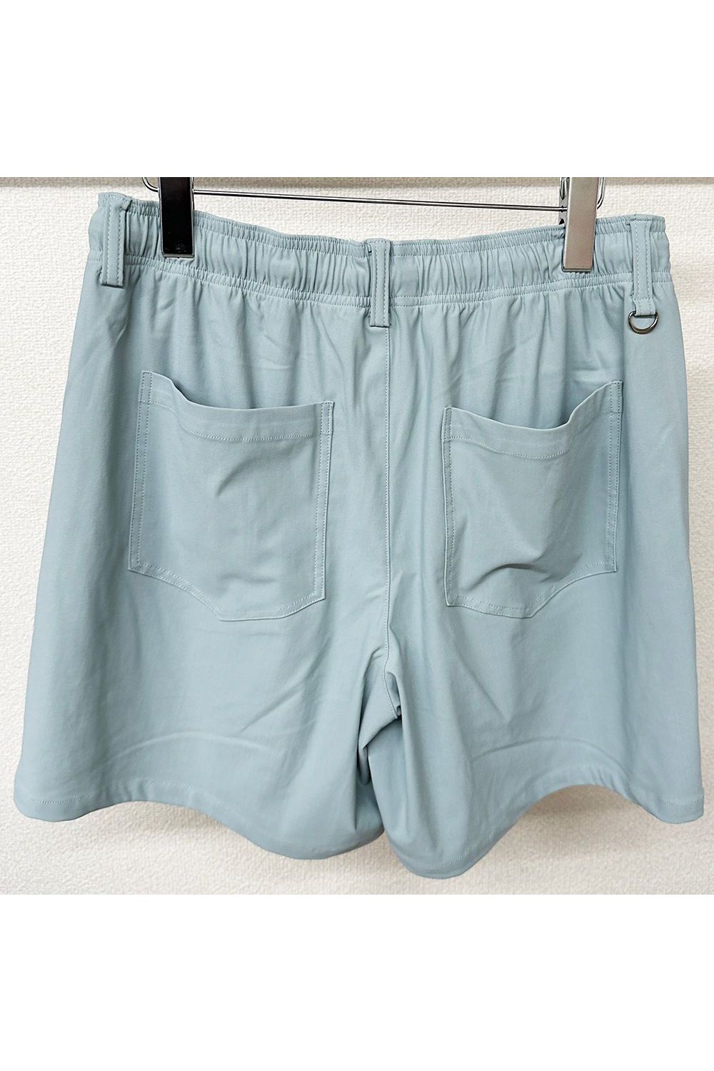 TV NYLON SHORTS / 高機能ナイロンマイクロファイバー ルーズフィット ハーフパンツ アクア