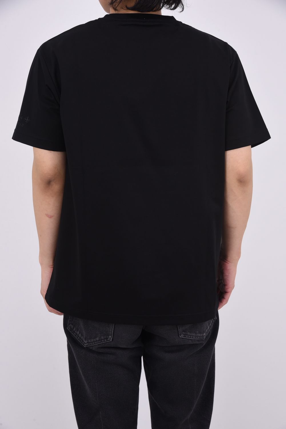 PACECO (パセコ) / フロント ブランドロゴ クルーネック Tシャツ ブラック