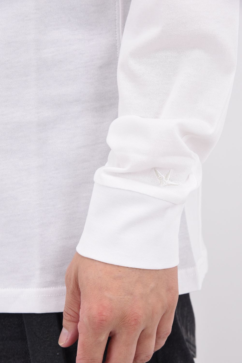 PLATE LONG T-SHIRT / プレート ロングTシャツ (ホワイト)
