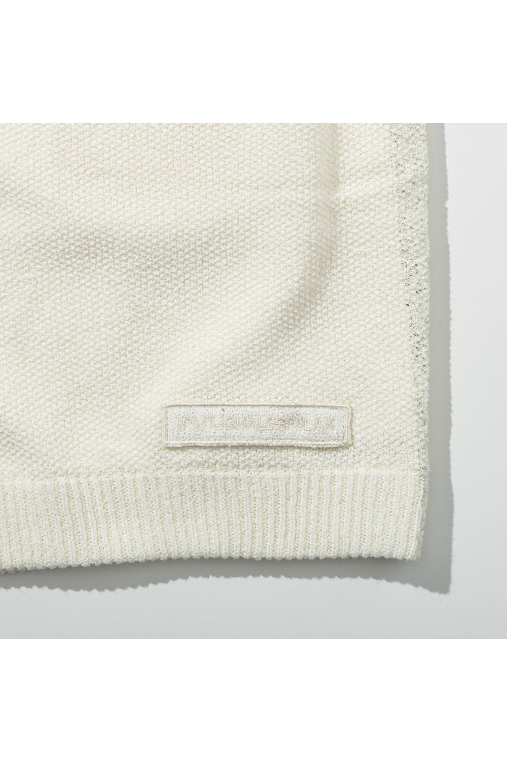 【26SS】 PARTIAL FOIL PRINT SHORTS KNIT / 箔プリント ニットショーツ (ホワイト) (2月上旬入荷予定)