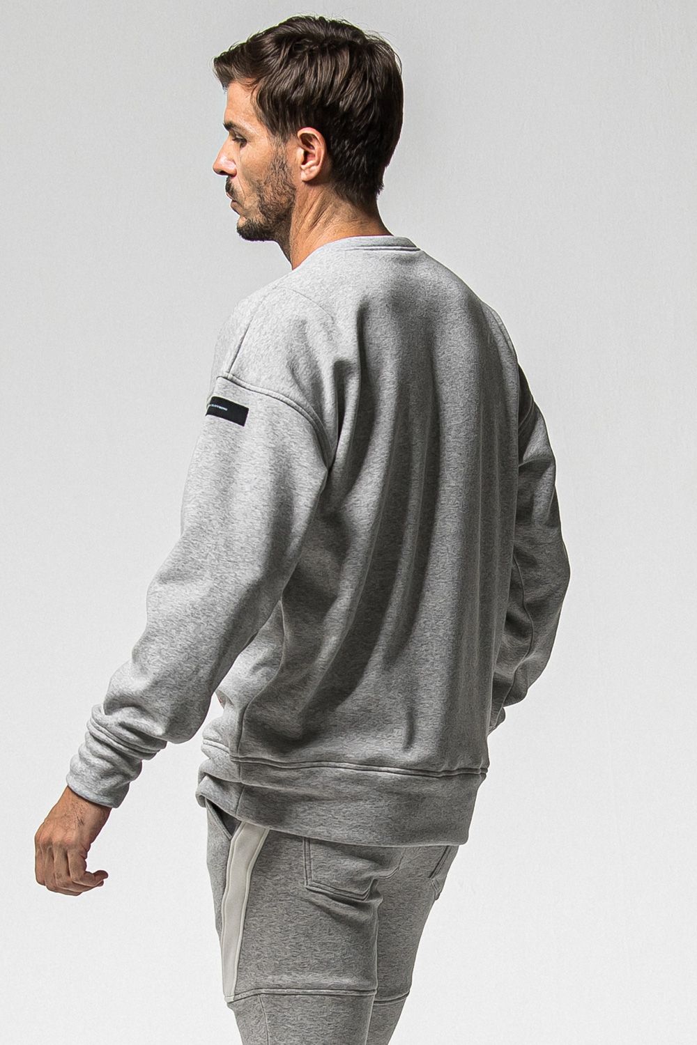 FRAIDAY OLD COVER VELOURS FLEECE TRAINER / 裏ベロアフリース カバーデザイン ロングスリーブ トレーナー (グレー) (11月上旬入荷予定) ※オーダー締切：9月1日(月)18:00