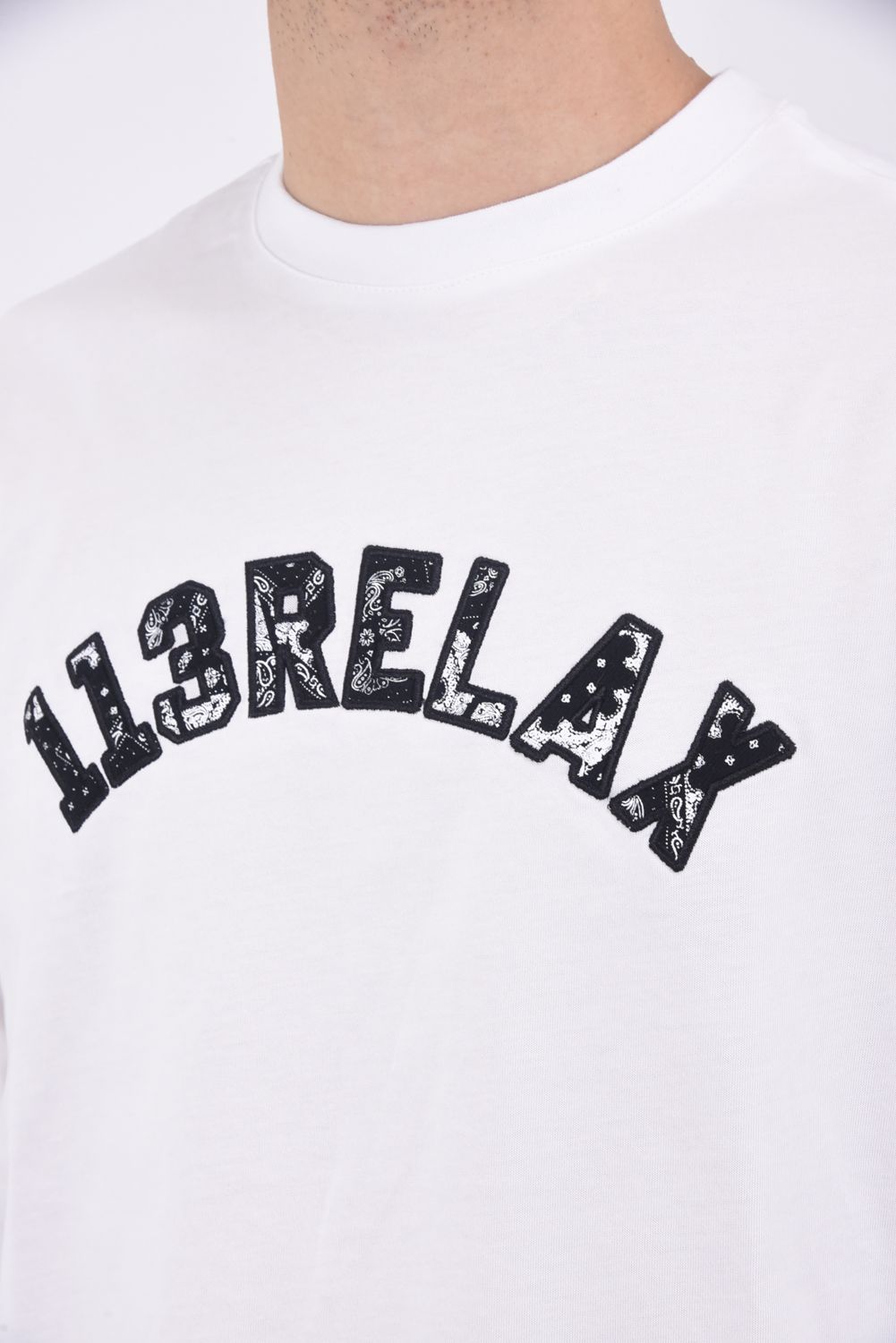 PAISLEY LOGO LONG T-SHIRT / ペイズリーロゴ ロングスリーブ クルーネックTシャツ ホワイト