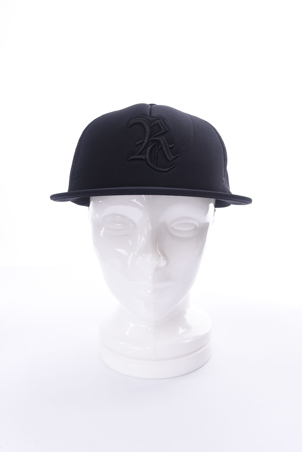 RC MESH CAP / RC3Dロゴ刺繍 メッシュキャップ ブラック
