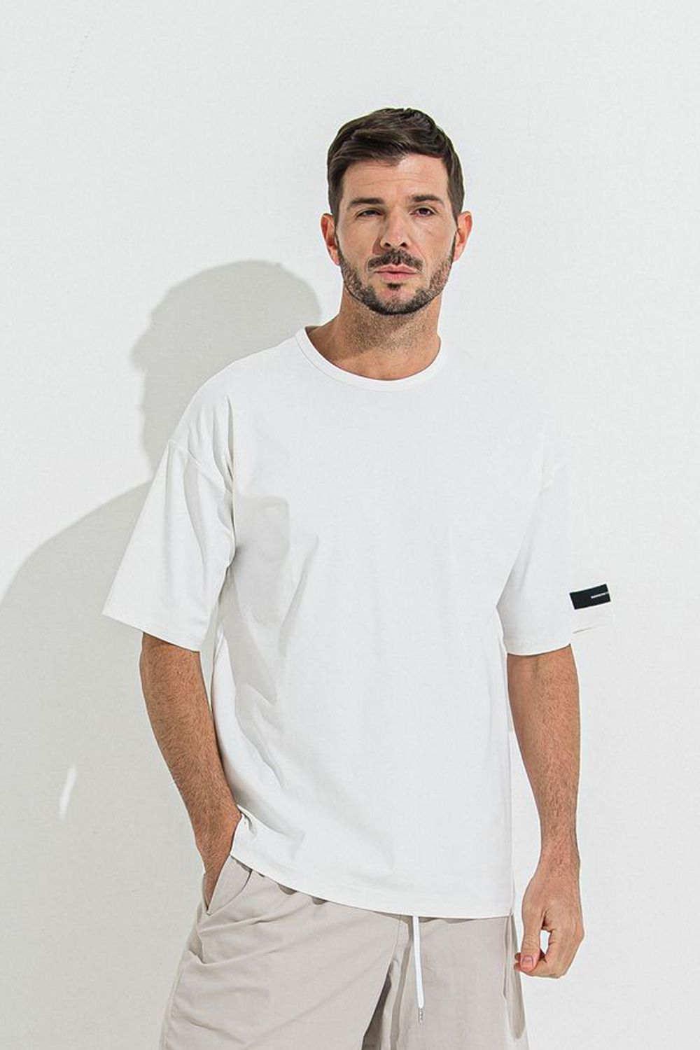 NYLON OVER  TEE / ナイロン オーバーTシャツ ホワイト