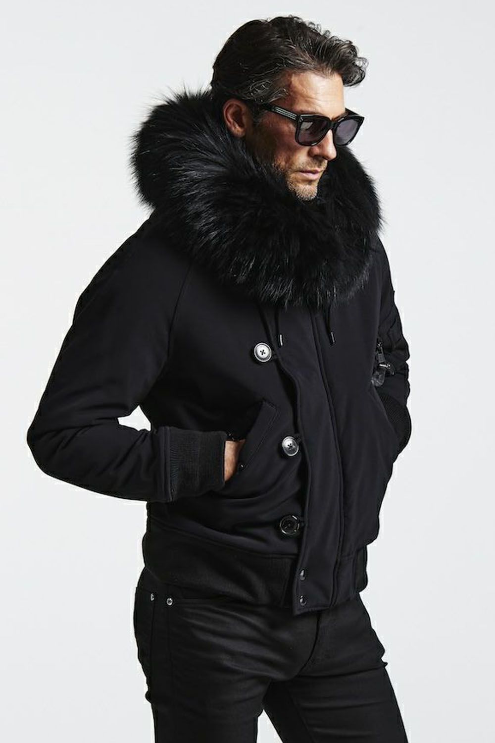 【BLACK MILITARY Vol.23】 STRETCH MAT DOUBLE CLOTH / BLACK (12月頃入荷予定) ※オーダー締切 8/22 (木)11:59迄