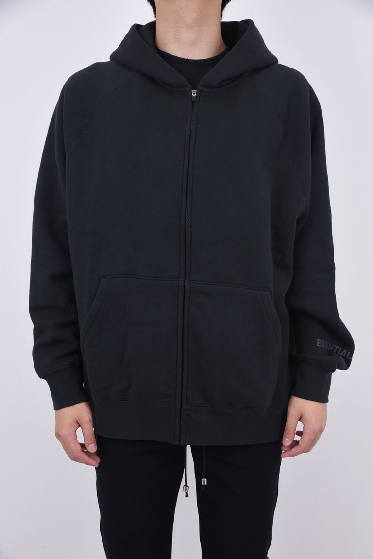 FOG ESSENTIALS - ESSENTIALS BACK LOGO FULLZIP HOODIE / 裏起毛  