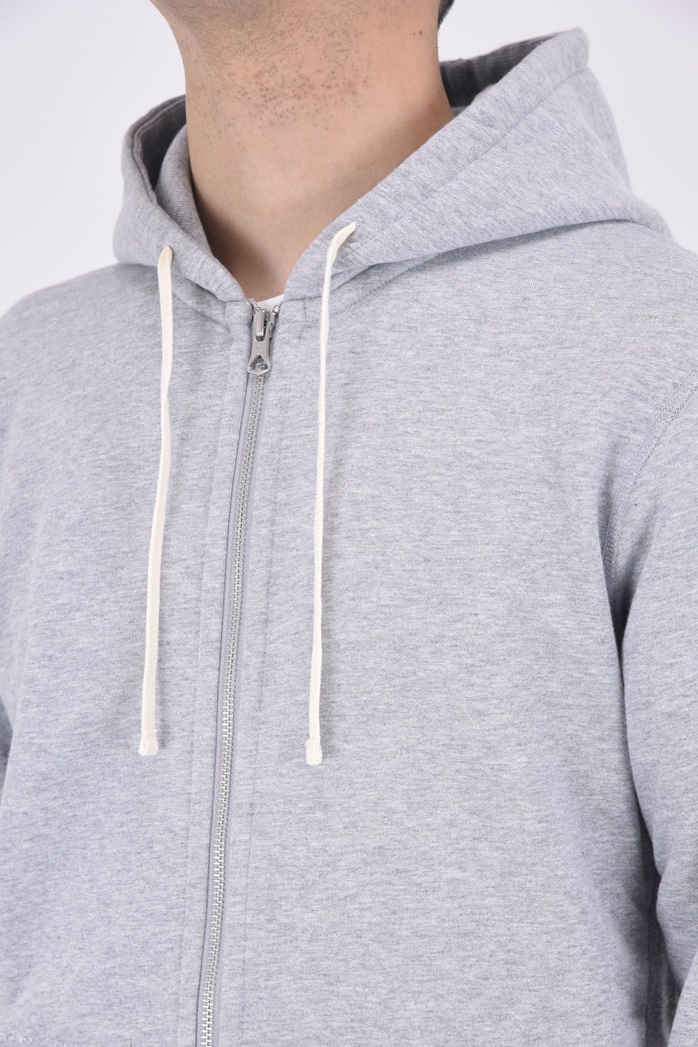 【国内正規品】 MIDWEIGHT TERRY FULL ZIP HOODIE / ミッドウェイトテリー フルジップパーカー ヘザーグレー