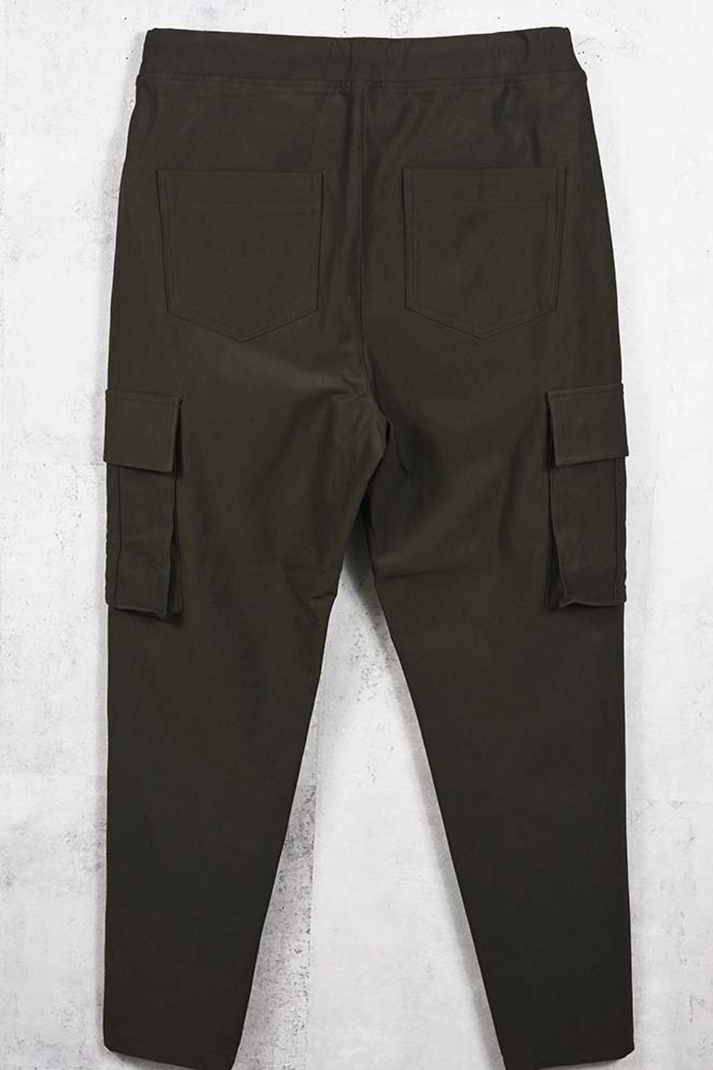 ROLAND HEAT CARGO / 裏起毛 テーパードシルエット カーゴパンツ (カーキ) (11月上旬入荷予定) ※オーダー締切：9月1日(月)18:00