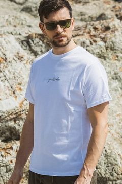 【26SS】 GRADIENT RHINESTONE T-SHIRT / グラデーション ラインストーンロゴ Tシャツ (ホワイト)
