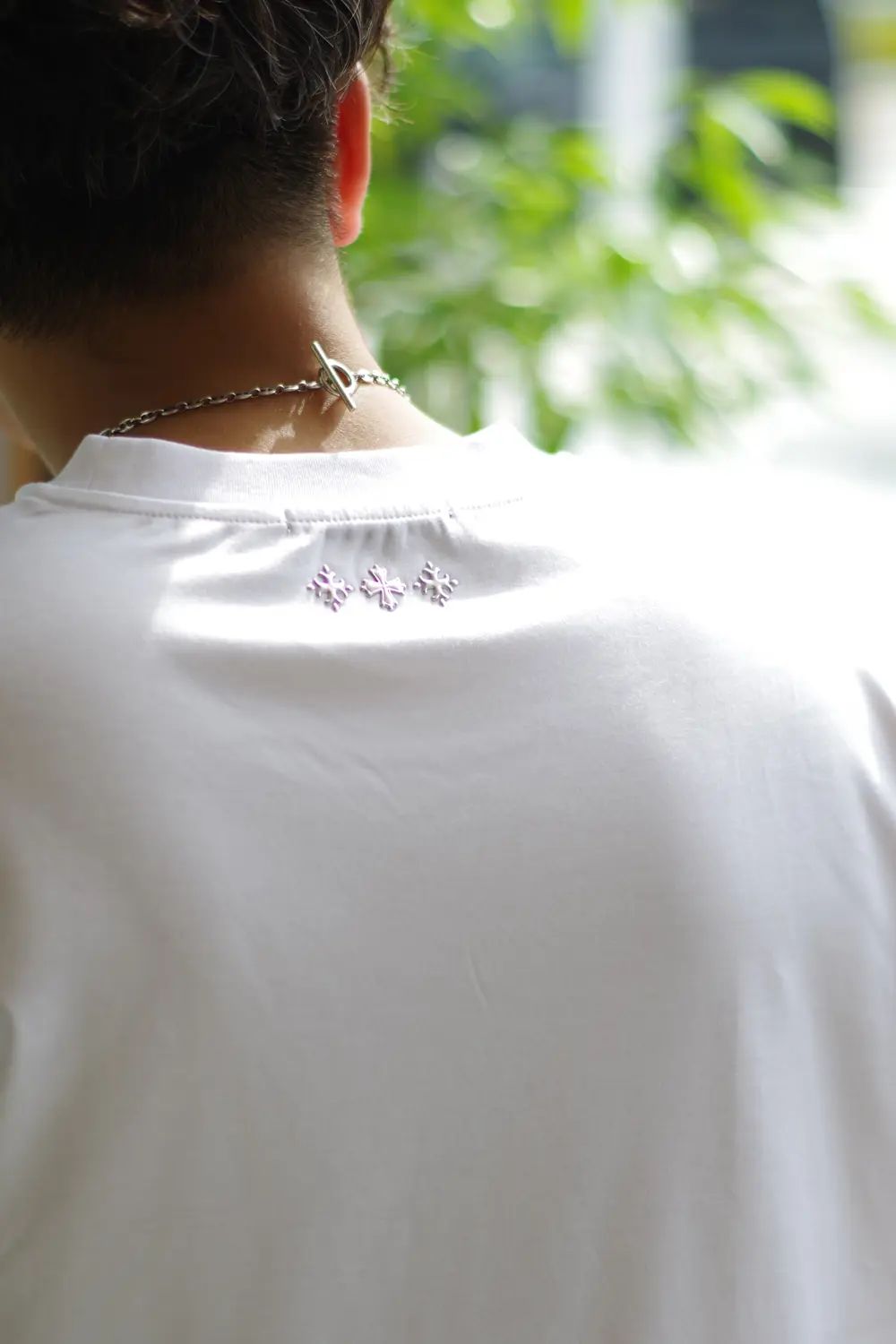 SELO (セロ) / ブランドロゴ クルーネック 半袖 Tシャツ ホワイト