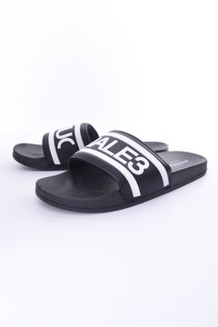 LINE LOGO SANDALS / ラインロゴ シャワーサンダル (ブラック)