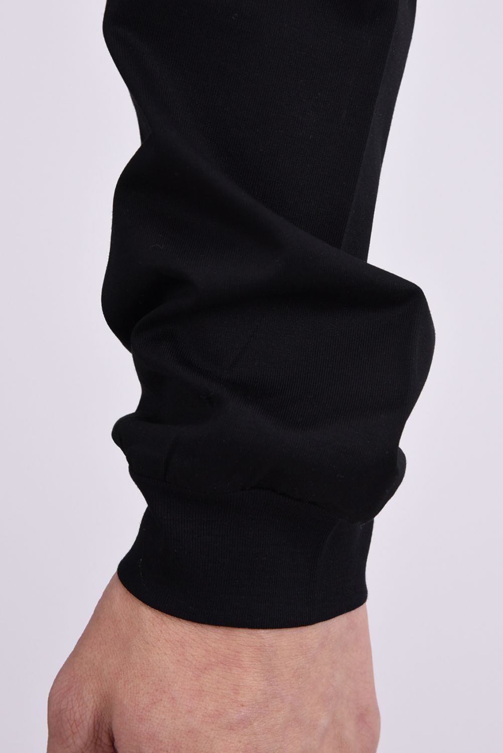 【26AW】 NUBY MOCK SLEEVE / ワンポイントロゴ モックネックTシャツ (ブラック)