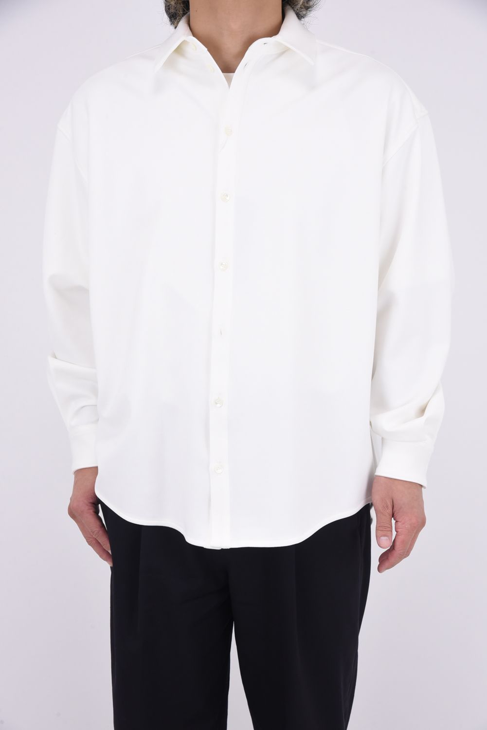 JERSEY JACK SHIRTS / 裏起毛 ジャックシャツ ホワイト