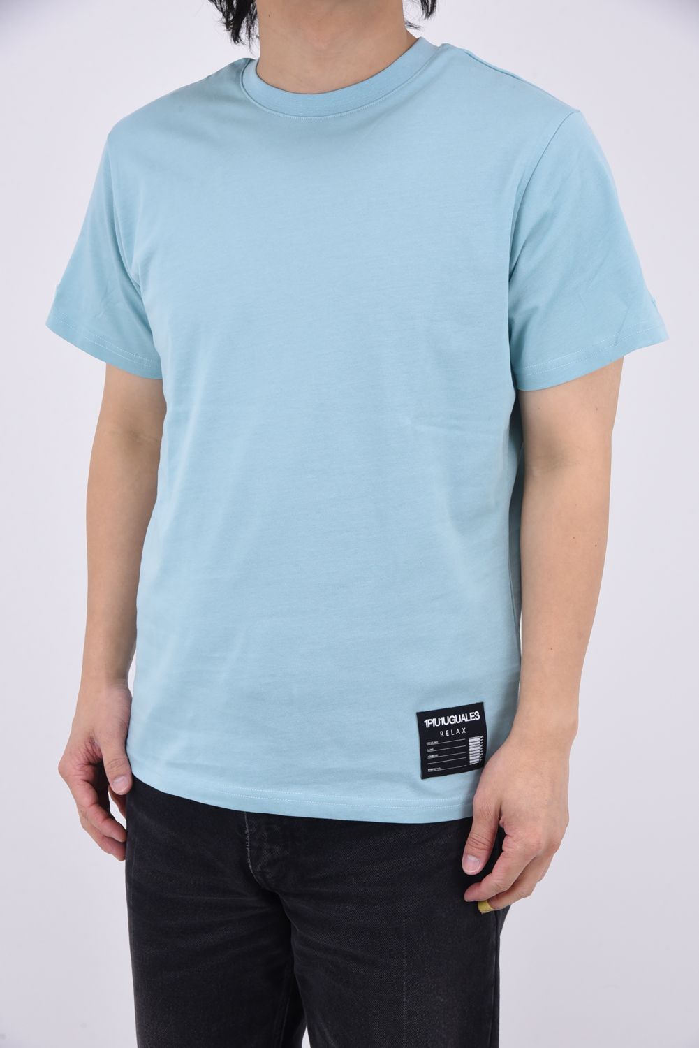 PATCH T-SHIRT / パッチ Tシャツ (サックス)