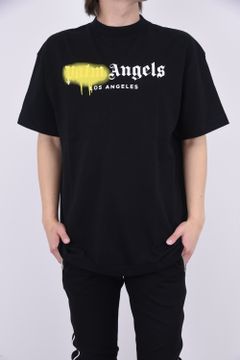 Palm Angels La Spray Logo T-Shirt White