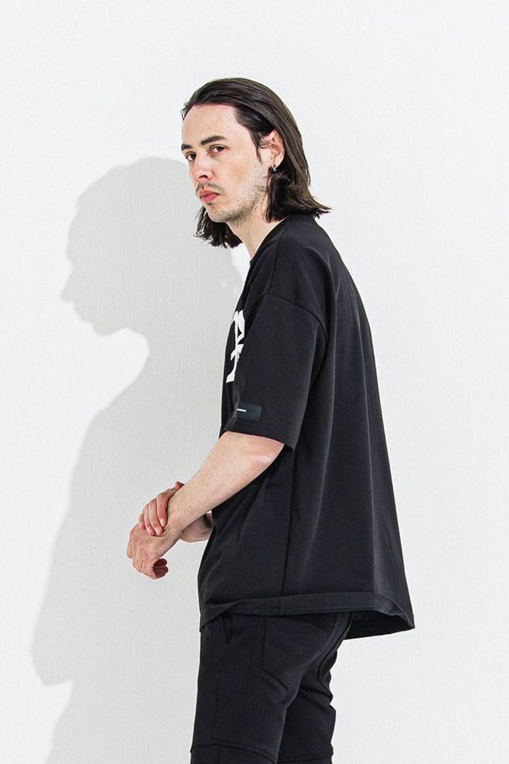 RC OVER TEE / RCロゴ オーバーTシャツ ブラック/ホワイト