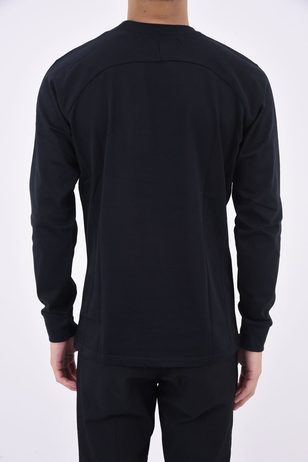 1PIU APPLIQUÉ LONG-SLEEVED T-SHIRT / ボアロゴ 刺繍 ロングTシャツ ブラック
