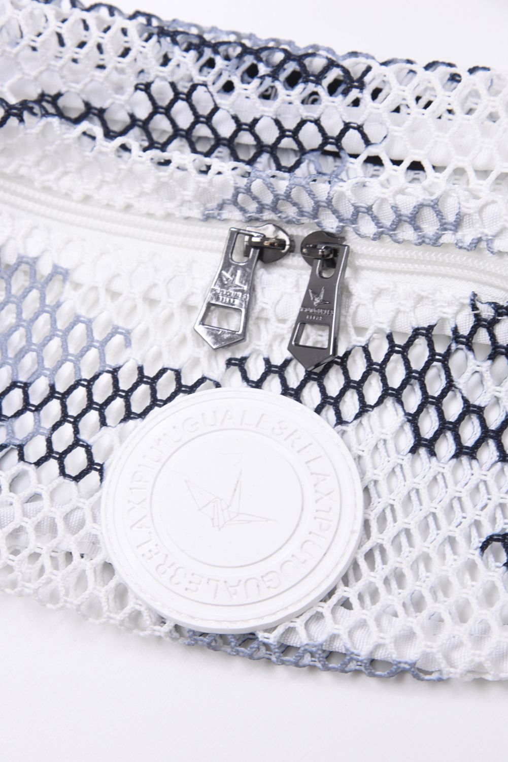 MESH WAIST BAG / メッシュ生地 ボディバッグ ホワイトカモ
