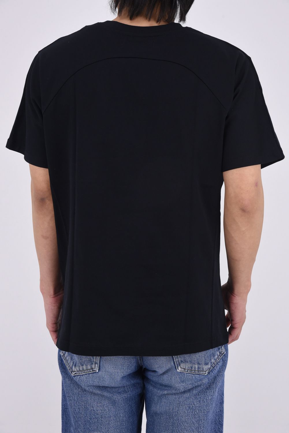 【26SS】 GRADIENT RHINESTONE T-SHIRT / グラデーション ラインストーンロゴ Tシャツ (ブラック)