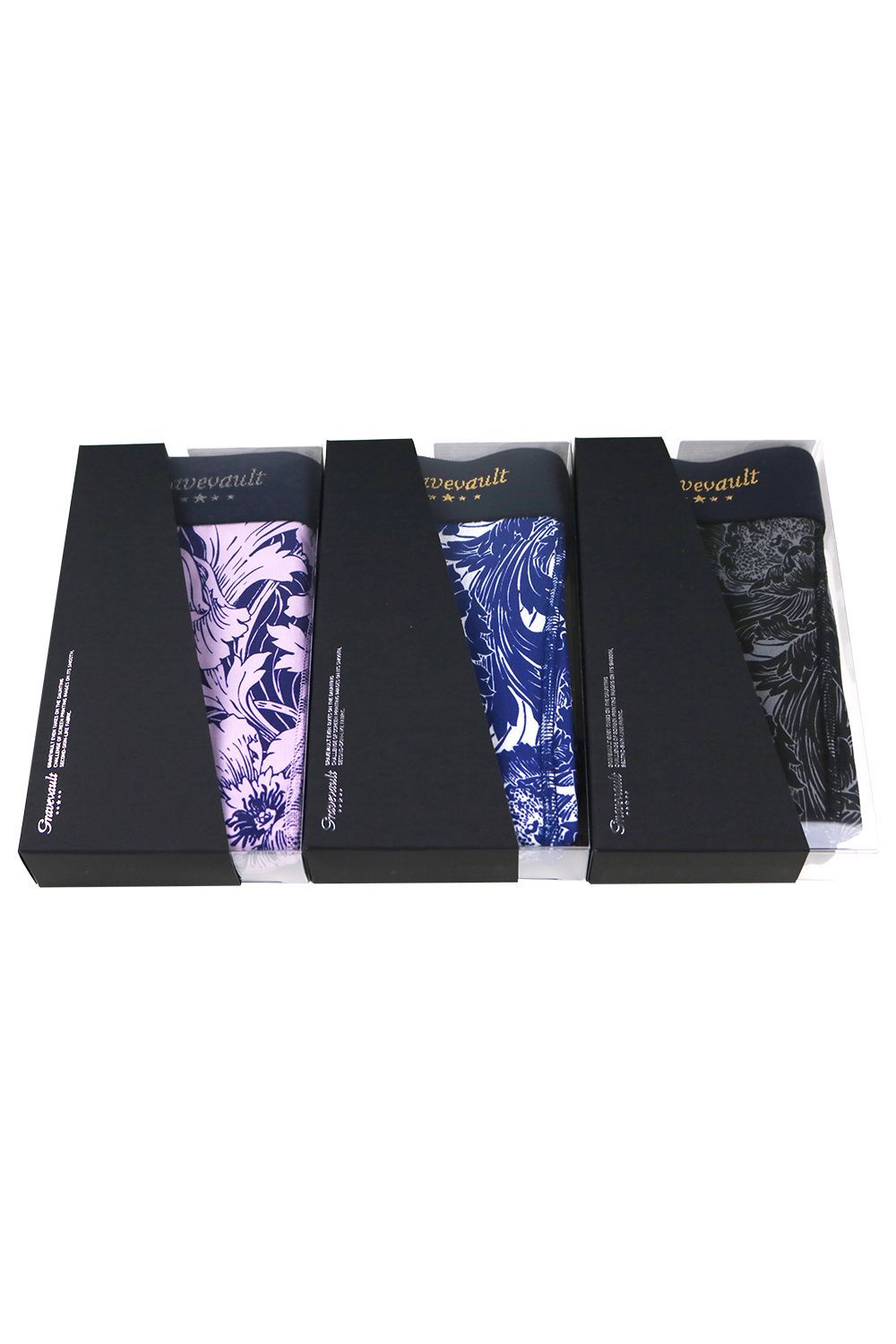 【待望のサイズ.XL入荷】 FLOWER Short Boxer - グレー  /  ブラック