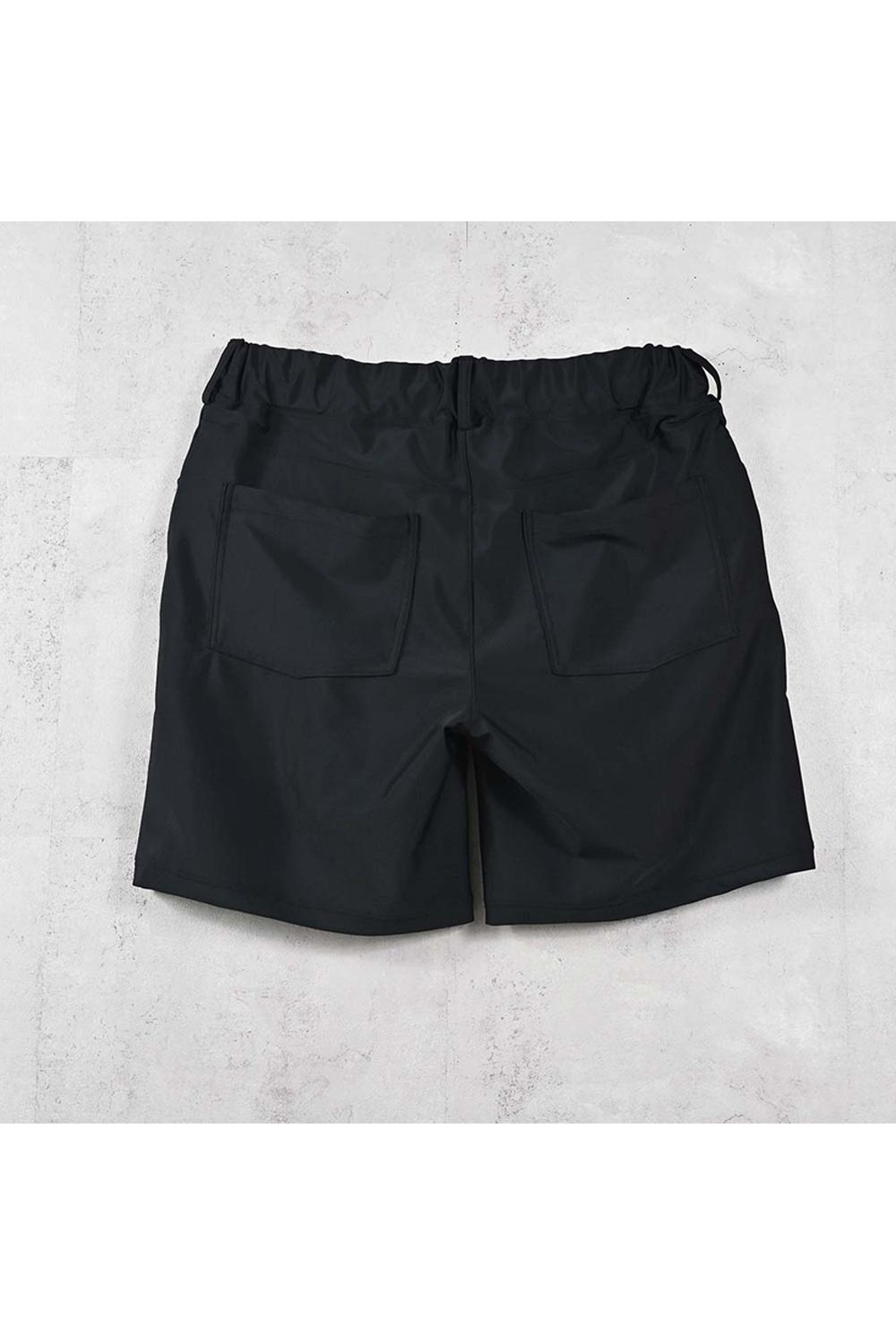 RUSH DENIM SHORTS / ラッシュガード デニムデザイン ショートパンツ (ブラック) (5月末入荷予定) ※オーダー締切:2月15日(日)18時